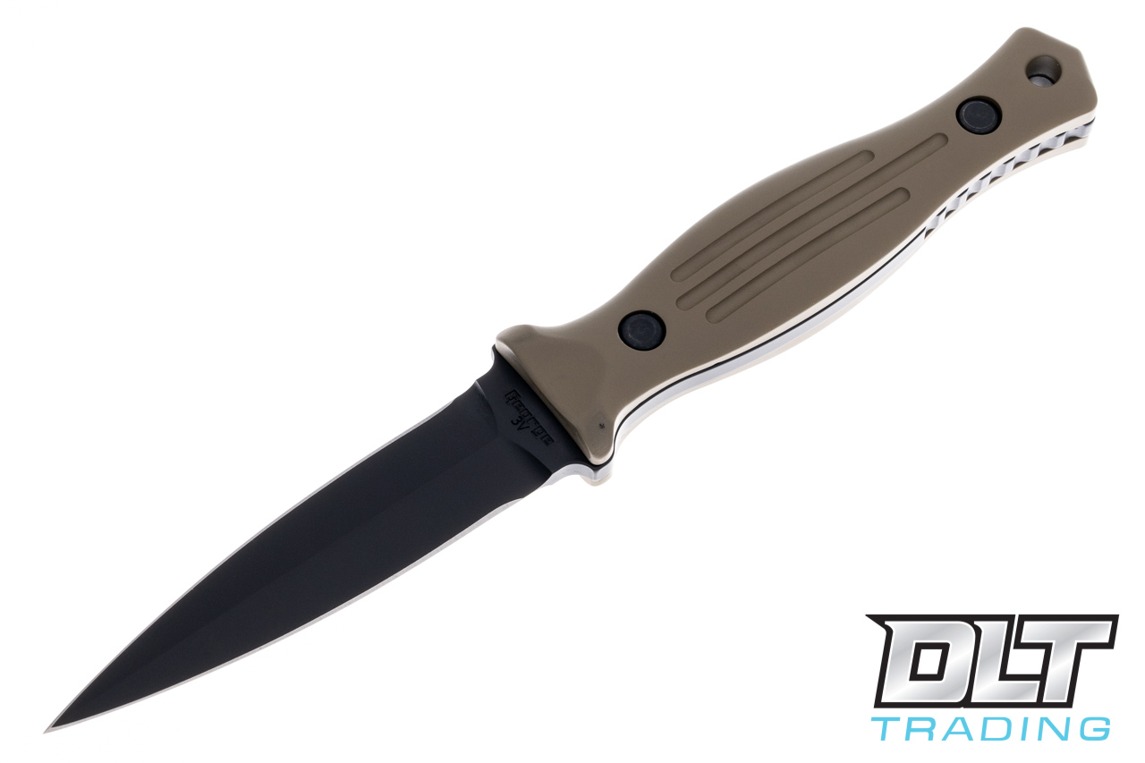Les George Galvo 3V - FDE Cerakote Aluminum Handle - Black