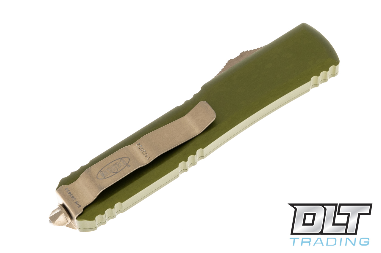 Microtech Ultratech T/E - OD Green Handle - Bronze Blade