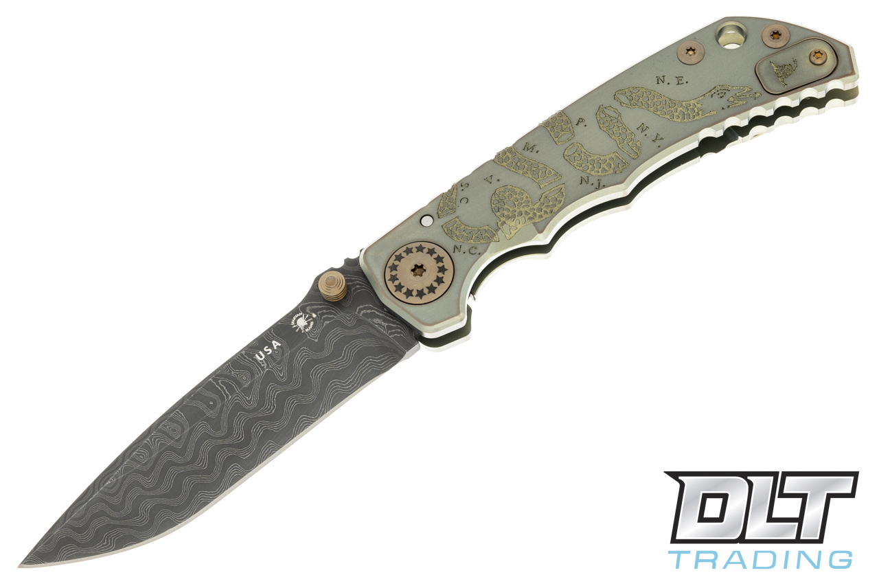 Spartan Harsey Folder - Join or Die - Damascus Blade - DLT Trading