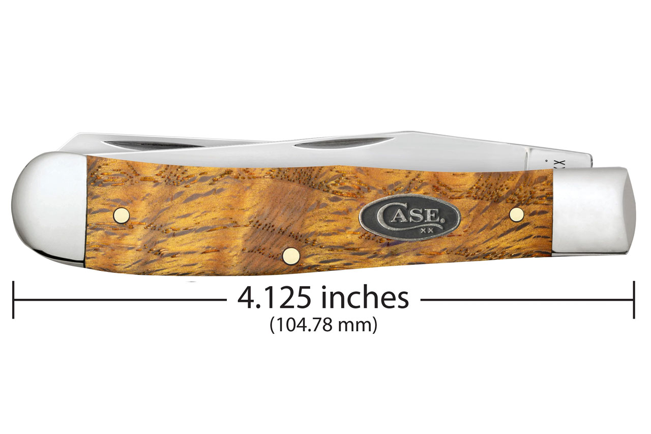 Case Trapper - Smooth Yellow Curly Oak - DLT Trading