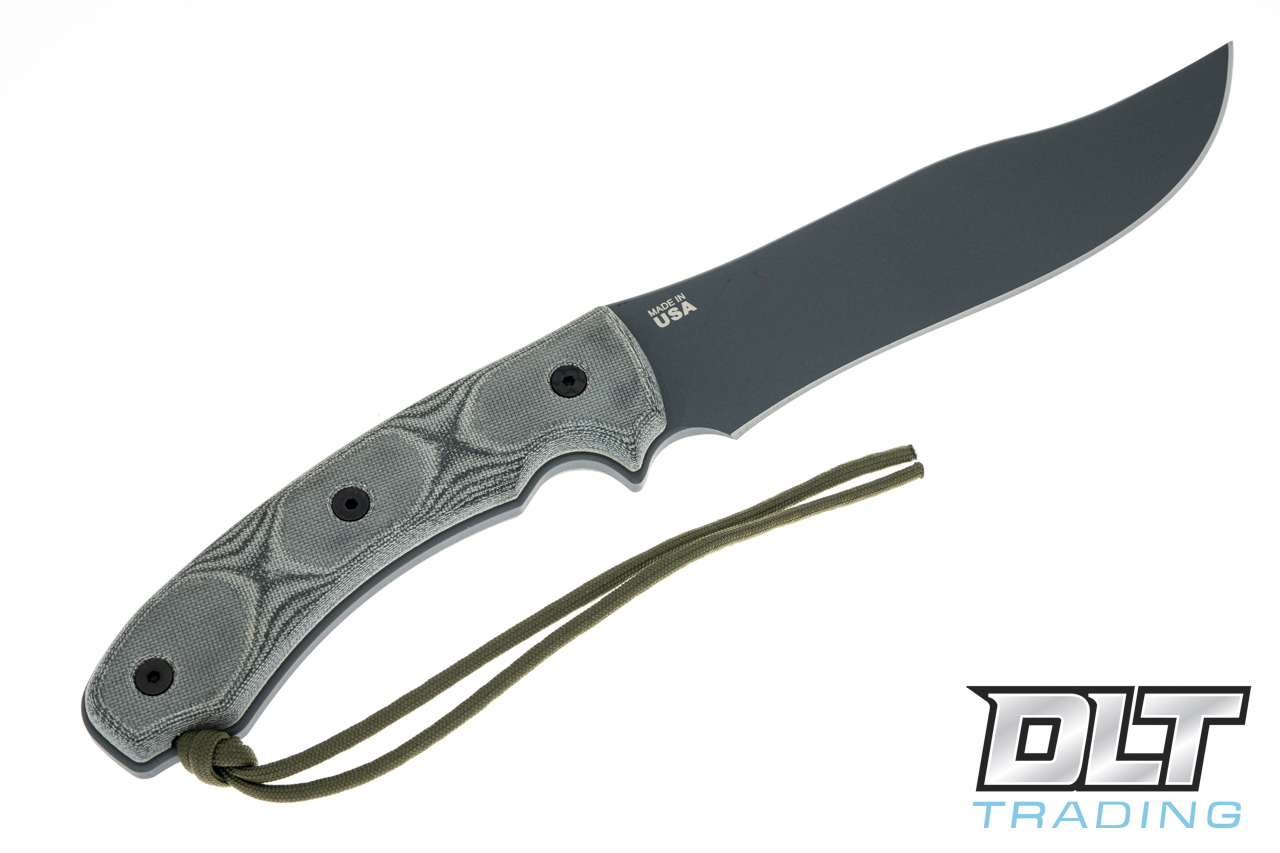 Longhorn Bowie Black River Wash Knife - TOPS Knives Tactical OPS USA