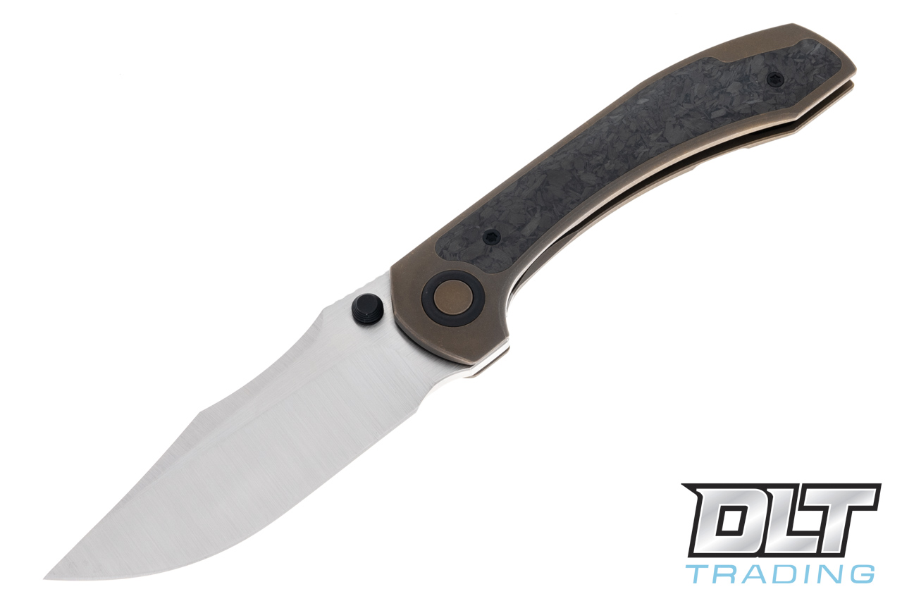 Brian Brown Raptor V2 - Bronze Anodized Titanium - Marbled Carbon
