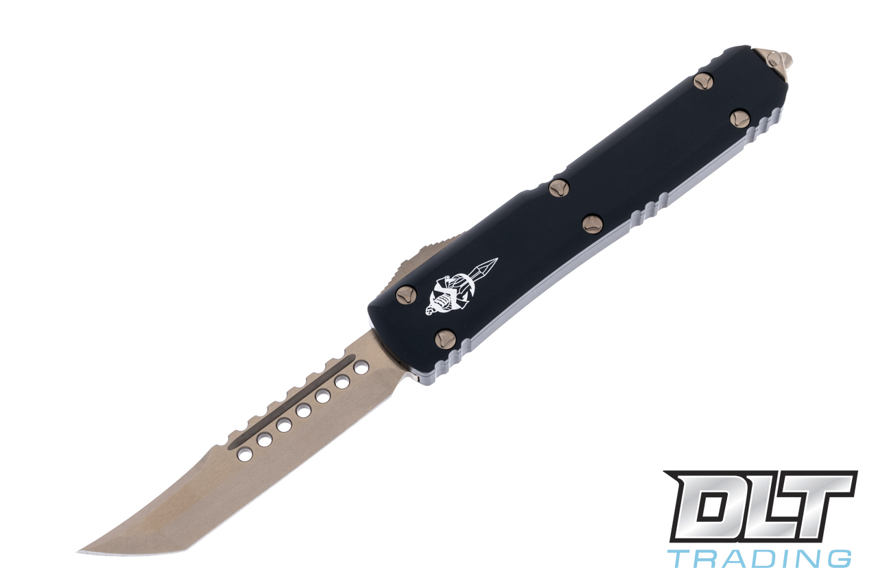 Microtech Ultratech Hellhound - Black Handle - Bronze Blade