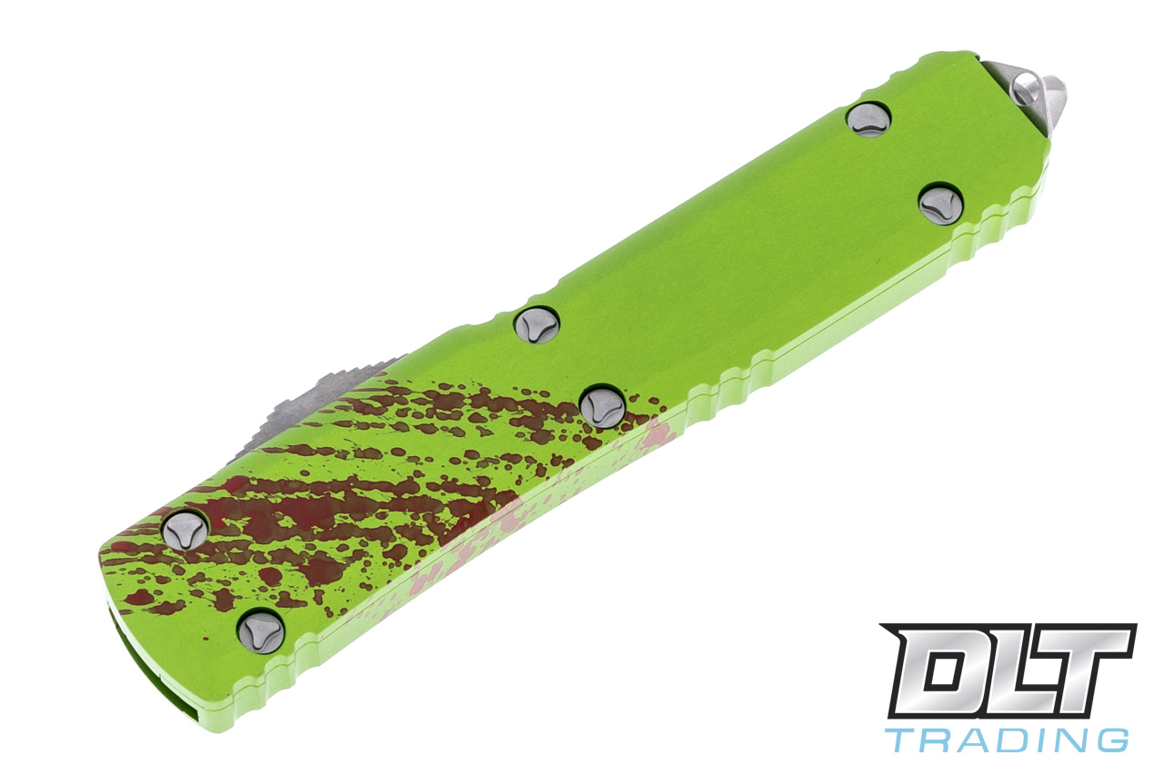 Microtech Ultratech T/E - Zombie Handle - Stonewashed Blade