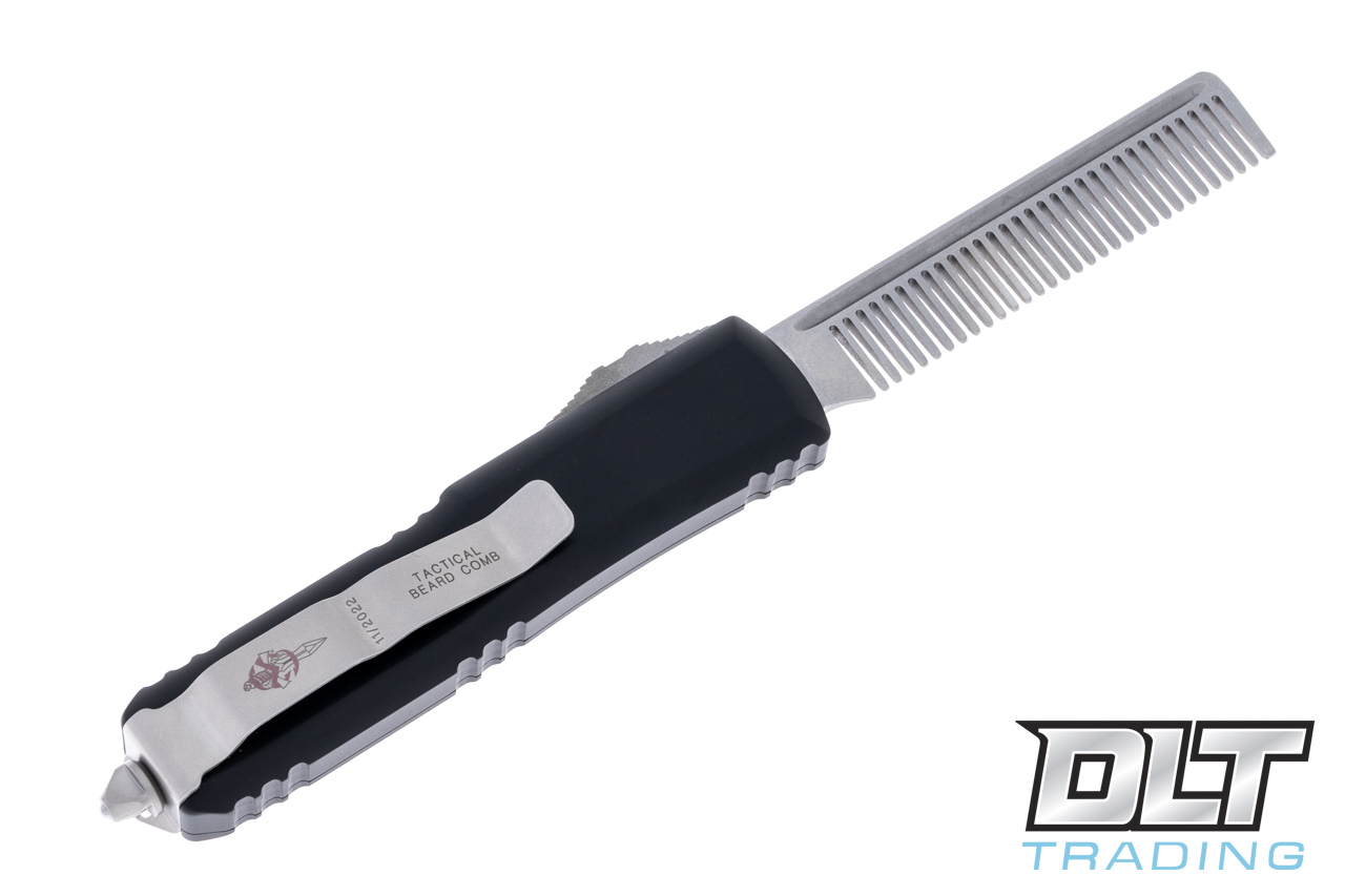 Microtech 234-10TBC Tactical Beard Comb - Black Handle