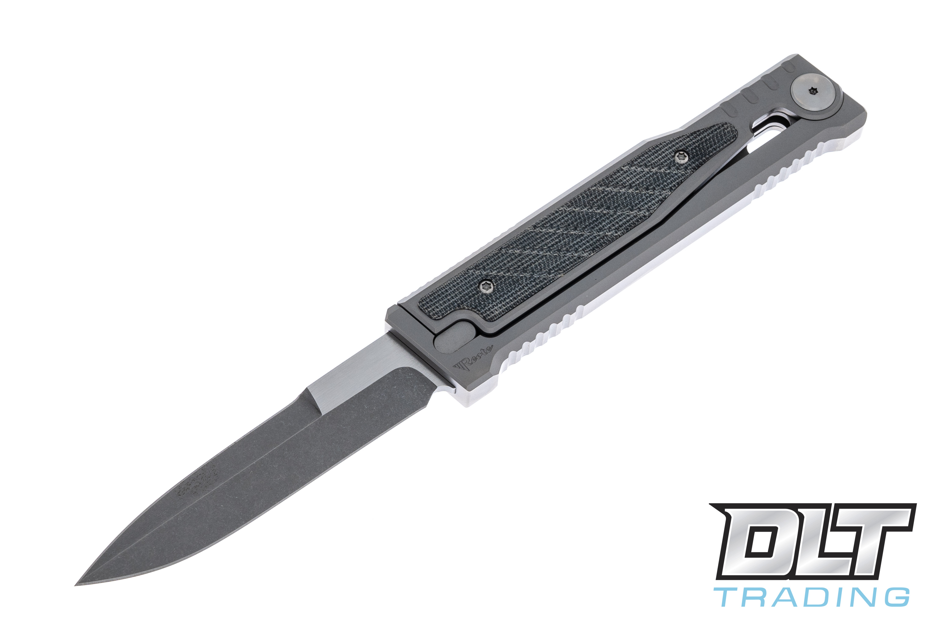 Reate EXO 3V DE - Black Micarta - DLT Trading