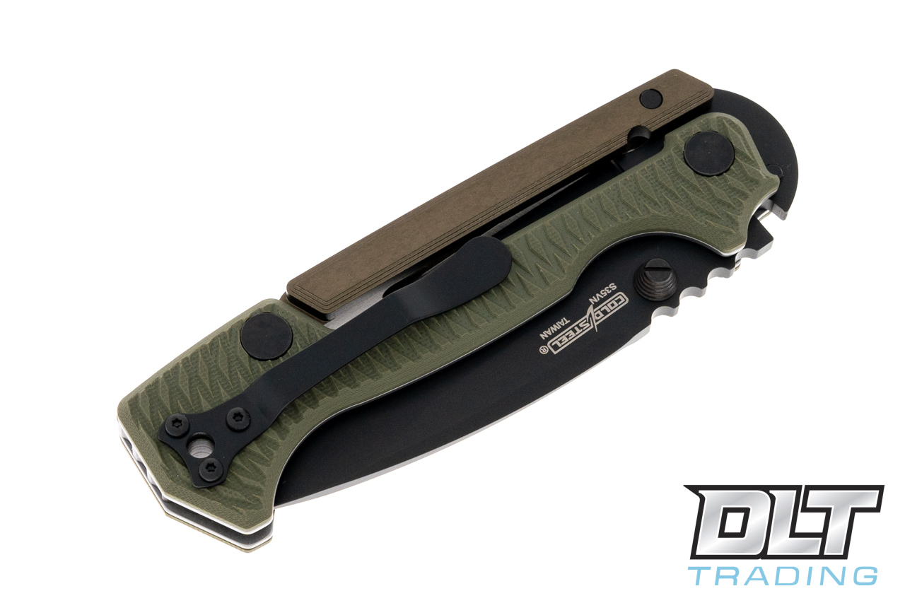 Cold Steel AD-15 Scorpion Lock - OD Green - Black Blade - DLT Trading