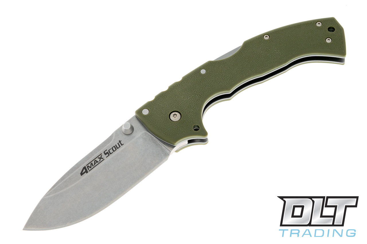 Cold Steel 4-Max Scout - OD Green - Stonewashed - DLT Trading