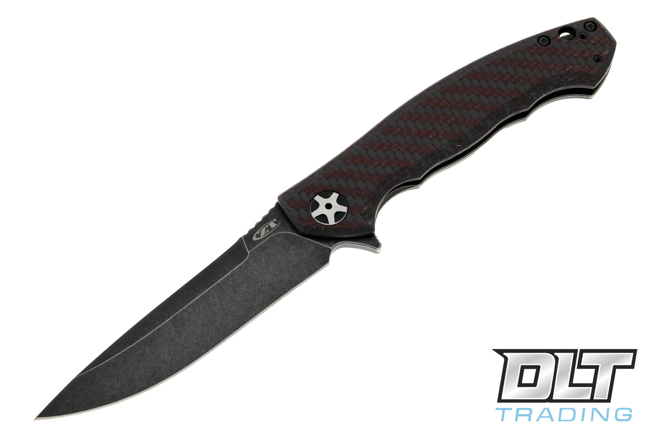 Zero Tolerance Large Sinkevich - Red Carbon Fiber - S35VN