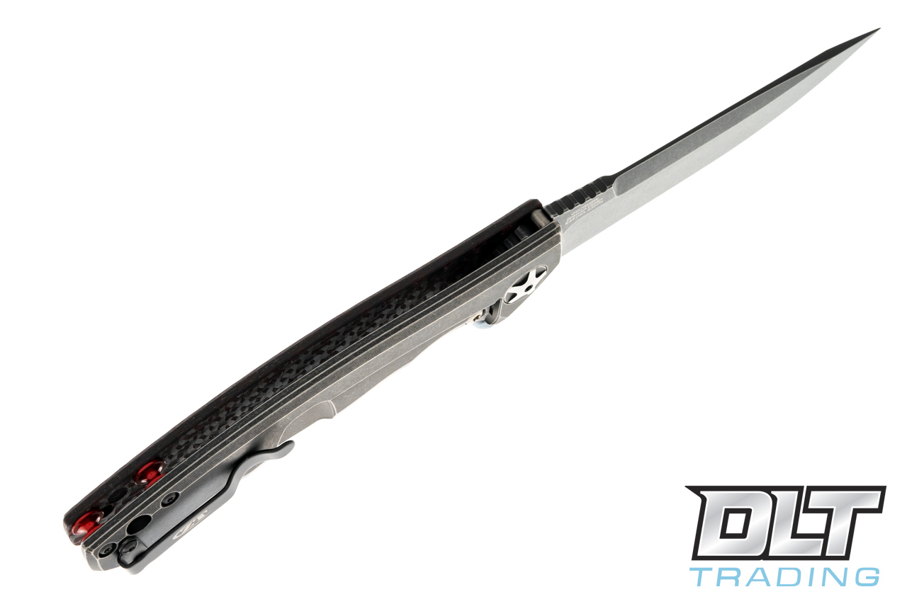 Zero Tolerance Large Sinkevich - Red Carbon Fiber - S35VN