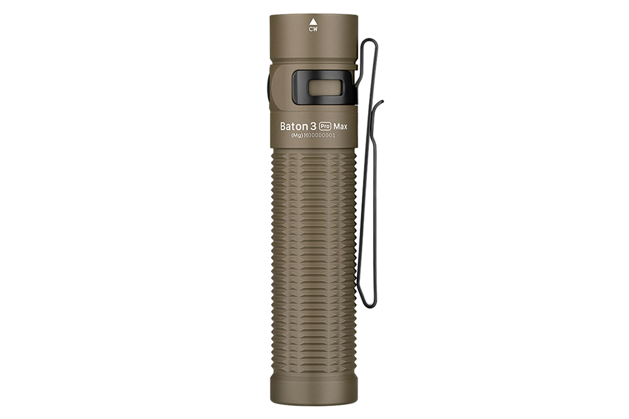 Olight Baton 3 Pro Max - Magnesium Alloy - Desert Tan - DLT Trading