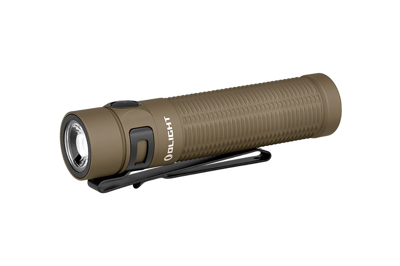 Olight Baton 3 Pro Max - Magnesium Alloy - Desert Tan - DLT Trading 