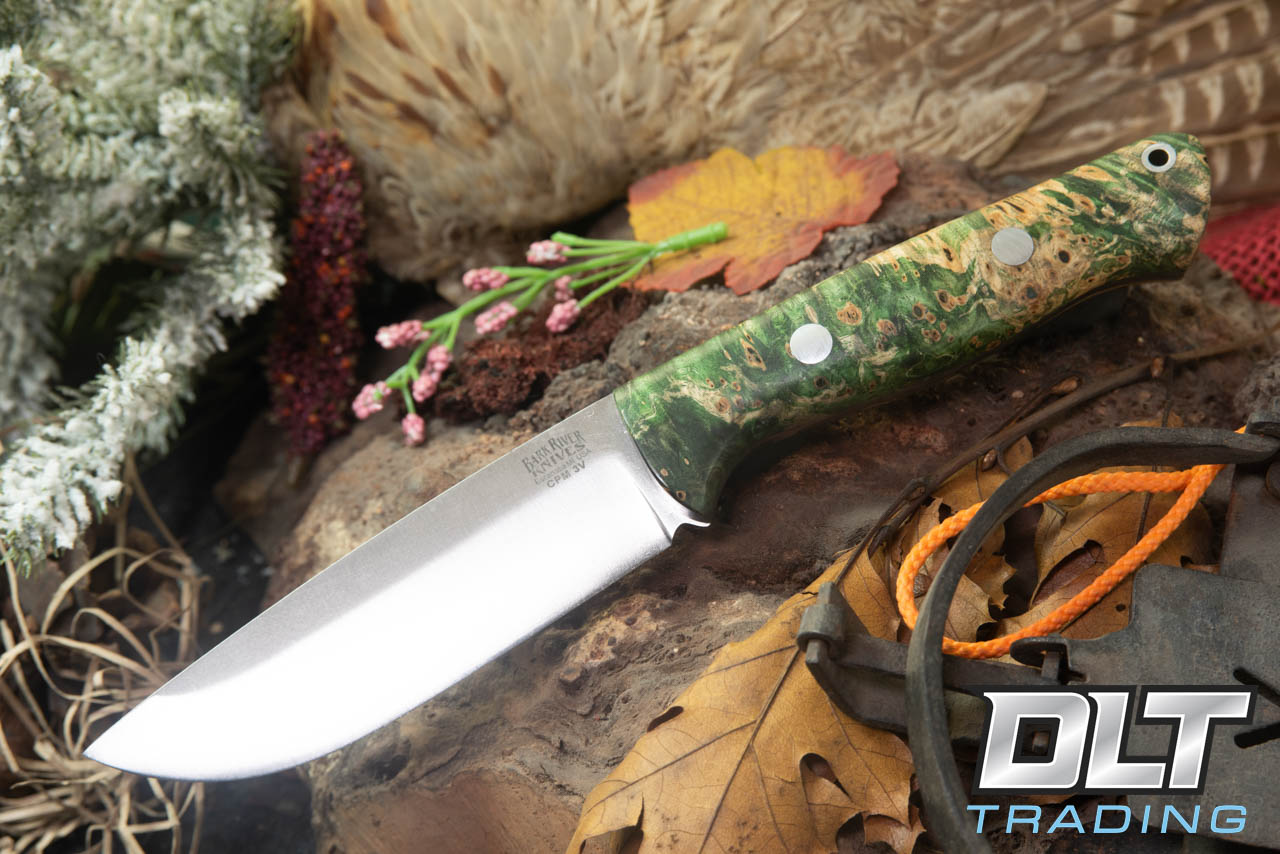 Bark River EXT-2 LT 3V Forest Green & Beige Maple Burl