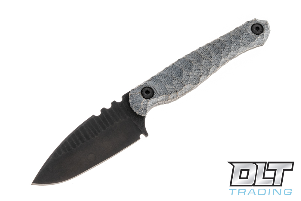 Wachtman Eddy 2 - Black Micarta - Stone Textured - DLT Trading