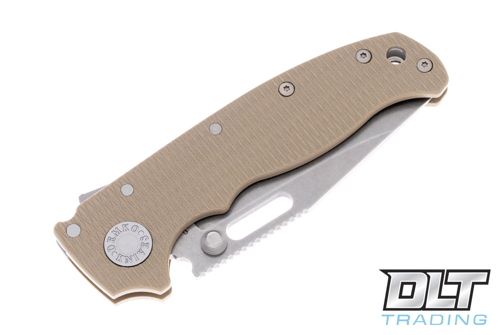 Demko AD20.5 S35VN - Slotted Clip Point - Coyote G-10 - DLT Trading