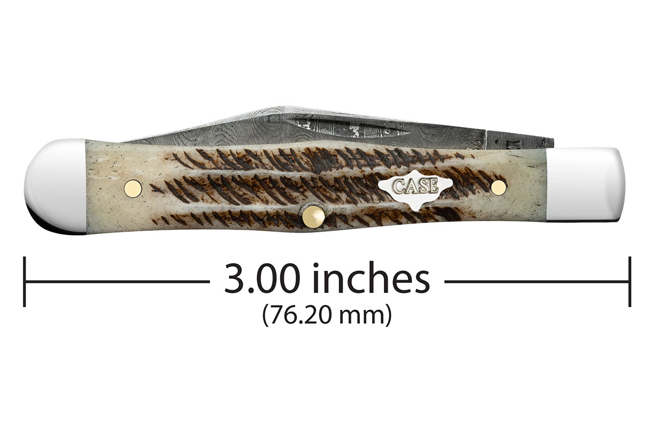 Case Small Swell Center Jack - Vintage Bone - Damascus - DLT Trading