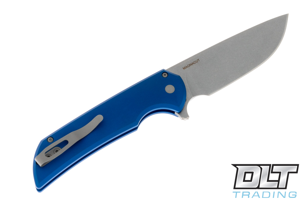 Pro-Tech Mordax Blue MagnaCut Stonewashed Flipper | DLT Trading