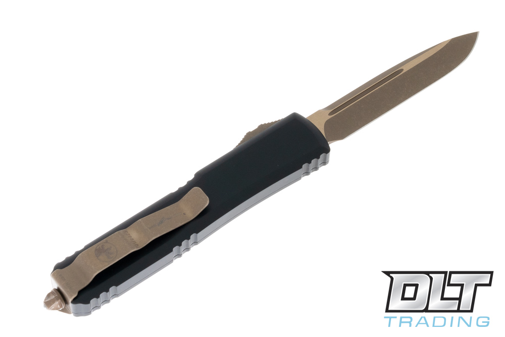 Microtech Ultratech S/E - Black Handle - Bronze Blade - Molon Labe