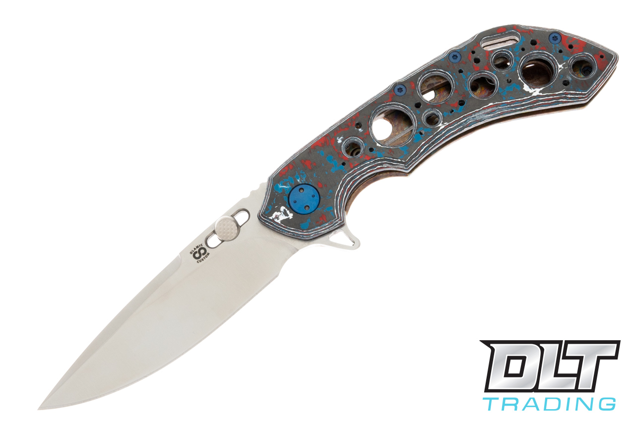 Olamic Cutlery Wayfarer 247 Purist - Satin - Fat Carbon Nebula 