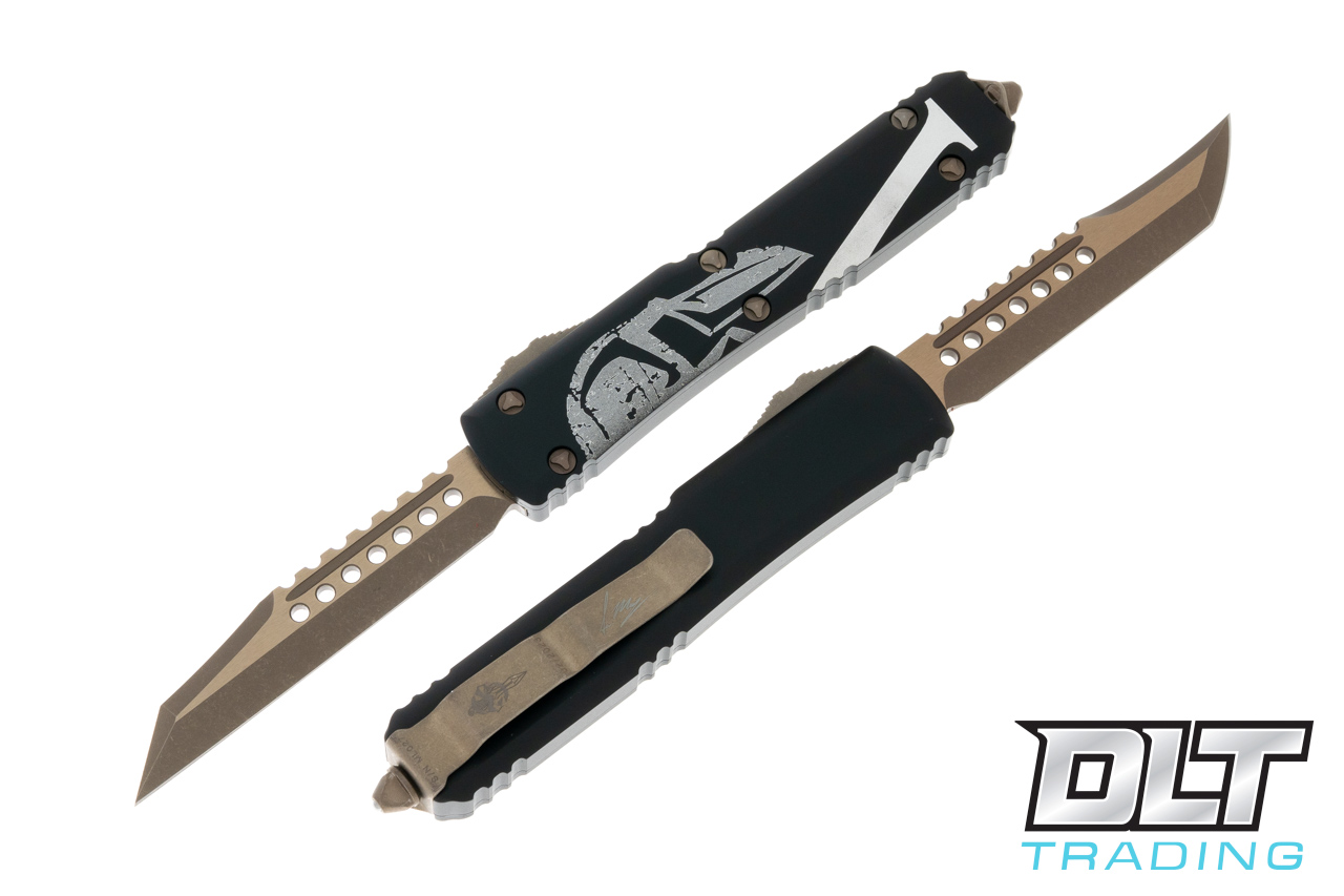 Microtech Ultratech Hellhound & Warhound Combo Set - Black Handle