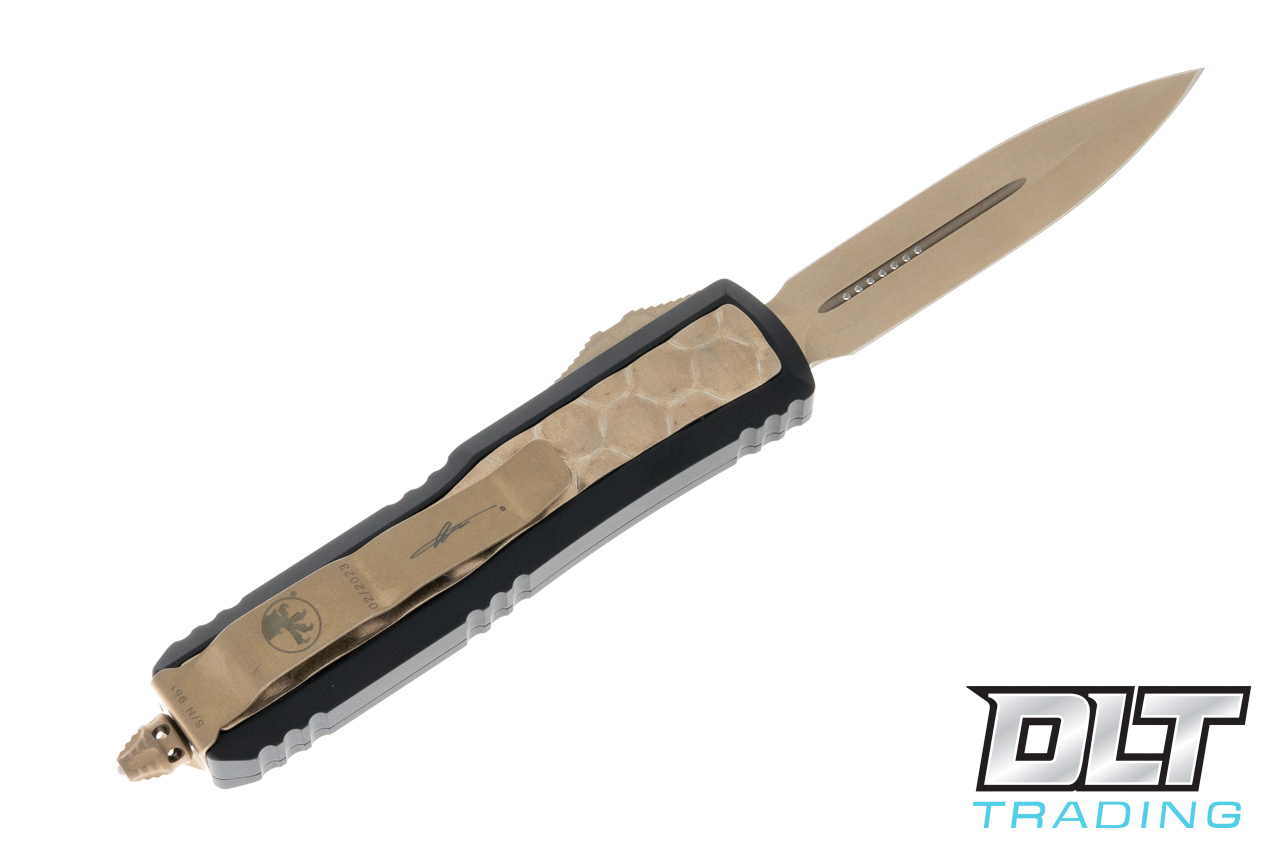 Microtech 126-13BIS Daytona D/E - Black Handle - Bronze Brute