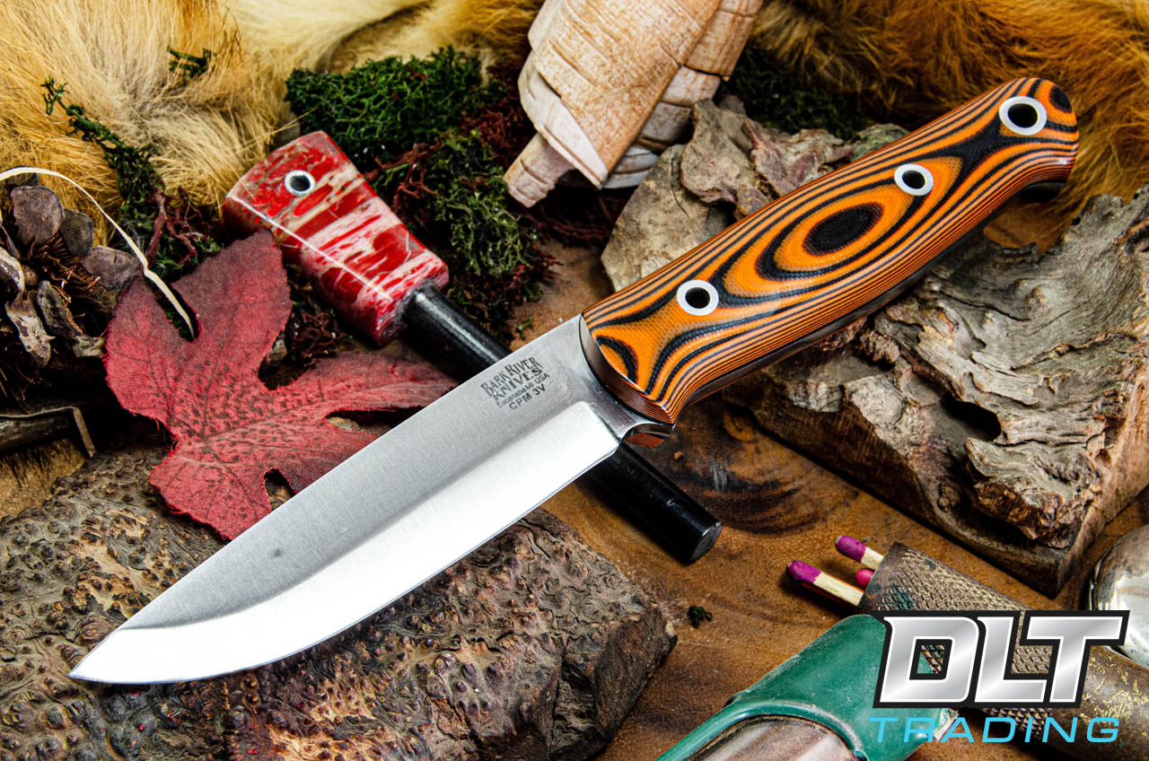 Bark River Bushcrafter II Tigerstripe G-10 - Black Liners Bark River Bushcrafter II Tigerstripe G-10 - Black Liners