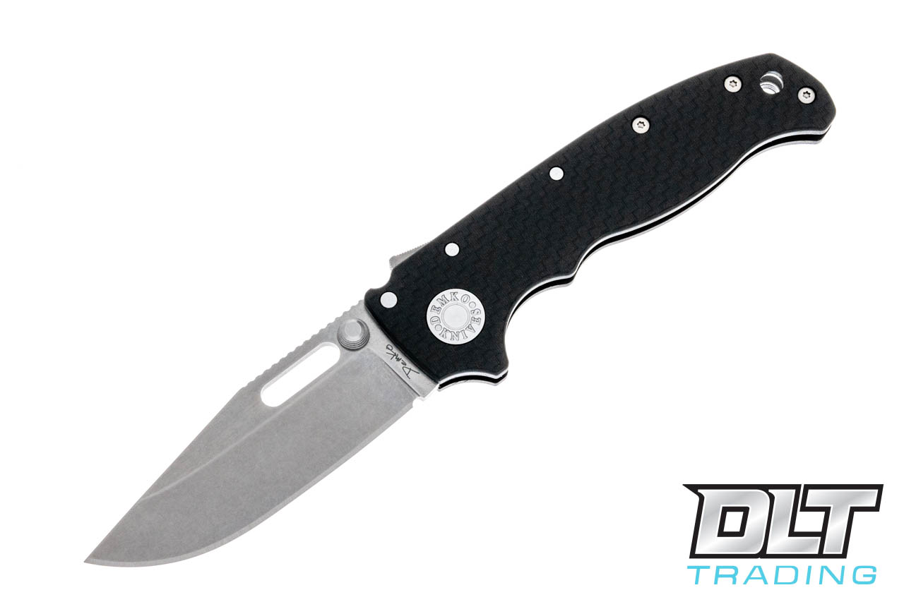 Demko AD20.5 S35VN - Slotted Clip Point - Carbon Fiber - DLT Trading