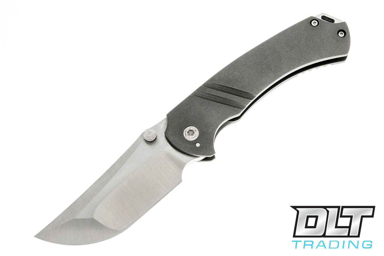 【 Lizzie Mandler】ナイフエッジスタッド Vosteed Raccoon Cross Bar Lock PEI Handle Pocket Knife Nitro