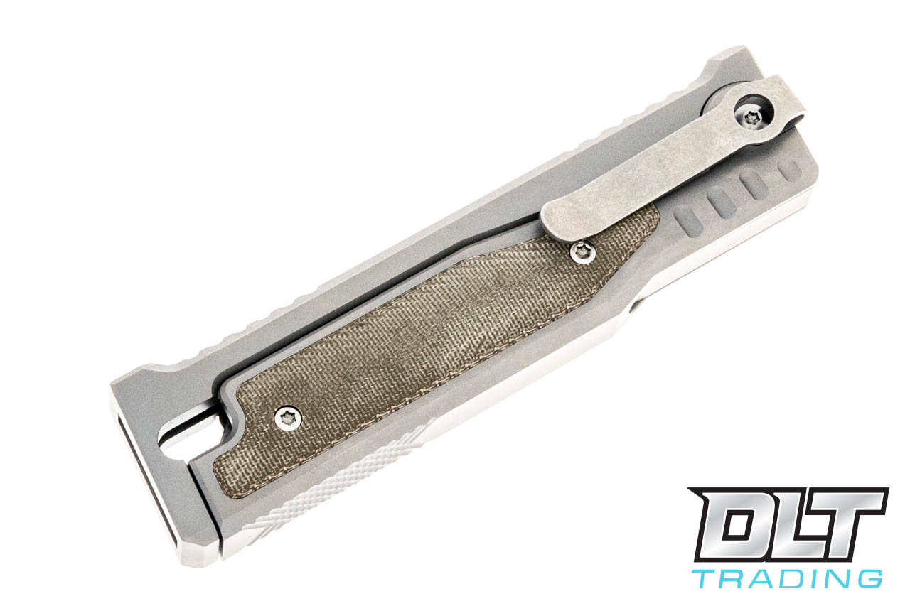 レトセトラ　level３　シークレット Reate EXO-M 3V Tanto - Green Micarta - DLT Trading