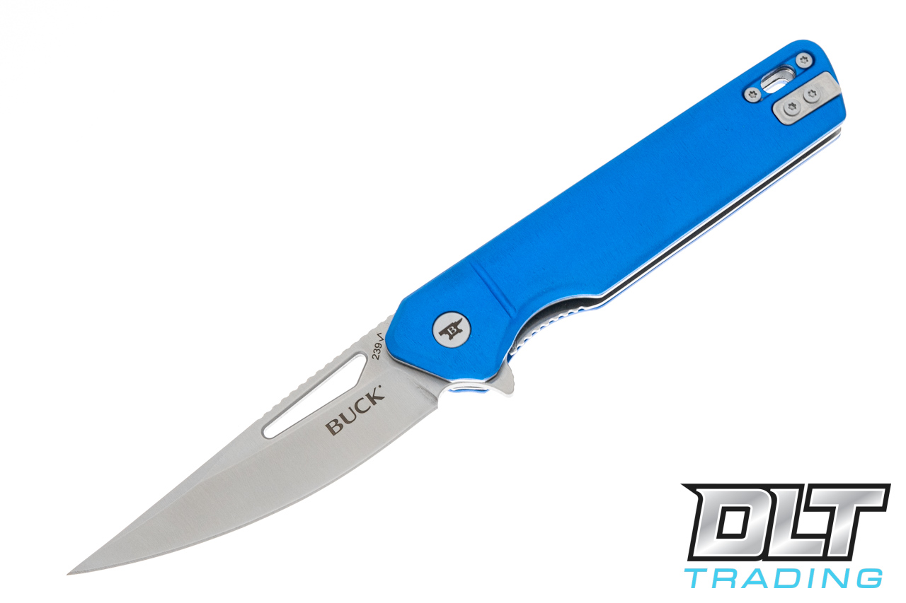 Buck 239 Infusion - Blue Anodized Aluminum Handle - DLT Trading