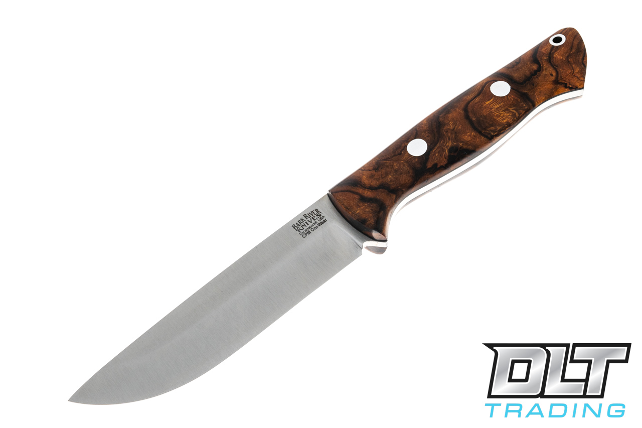 Bark River Bravo 1.25 LT Cru-Wear Desert Ironwood Burl - Black