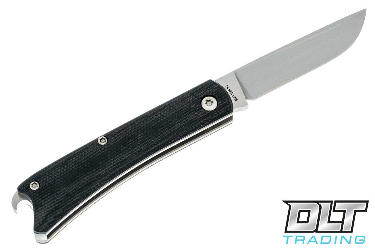 ESNYX Beer Buster Jr Slipjoint - Black Canvas Micarta - DLT Trading