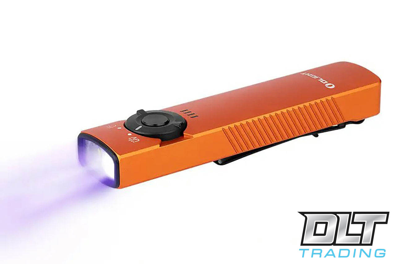 Olight Arkfeld UV - Orange - Cool White - DLT Trading