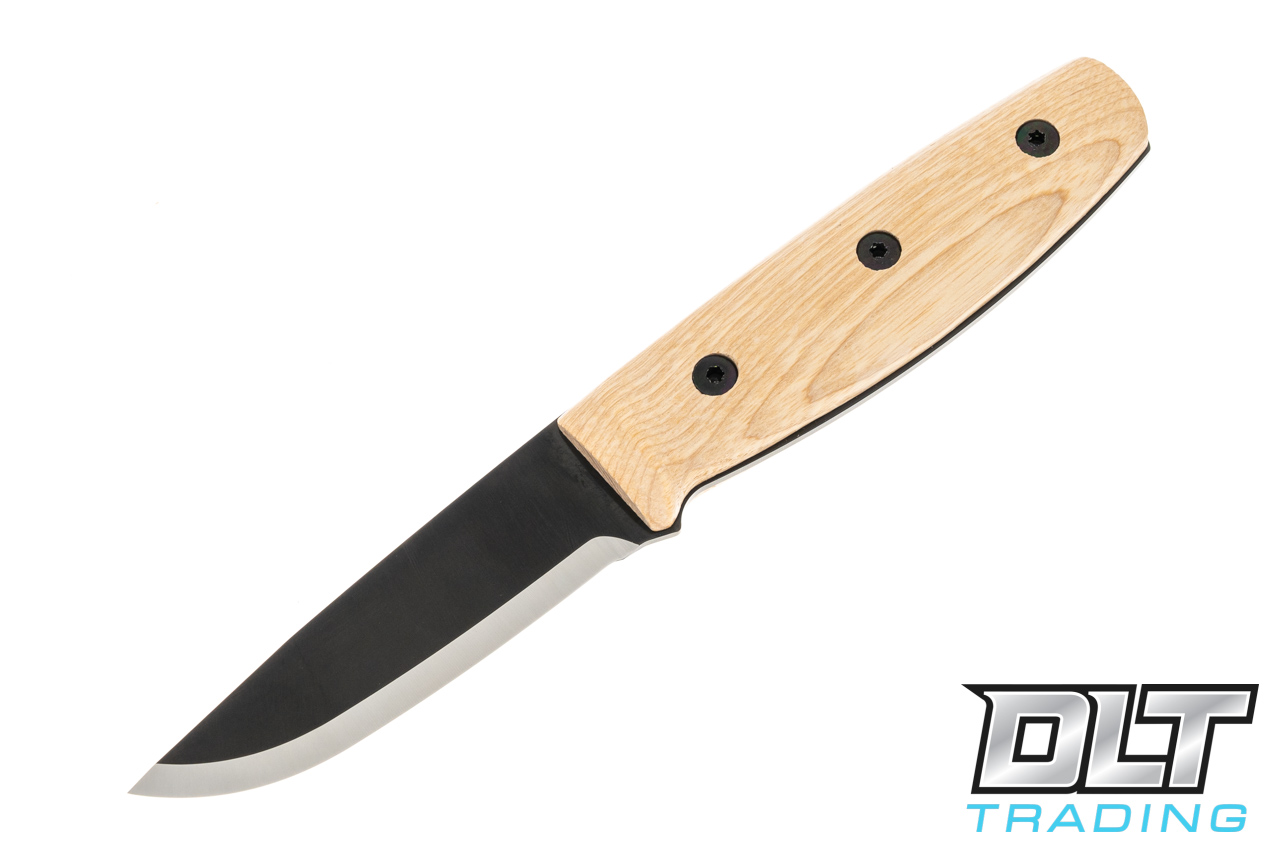 Morakniv Finn 14083 Ash Wood, Black Blade, bushcraft knife