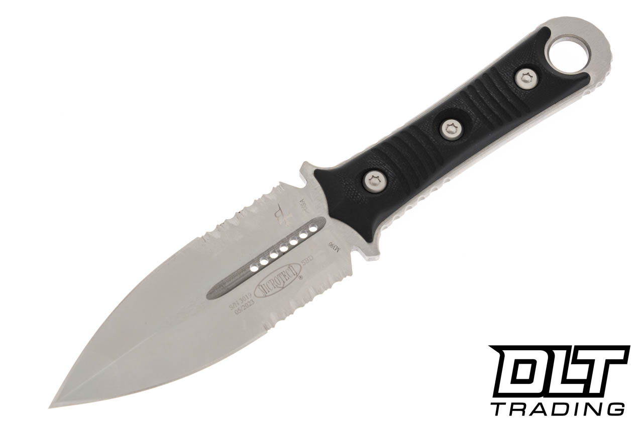 Microtech 201-11 SBD - Black G-10 - Stonewashed Blade - DLT Trading