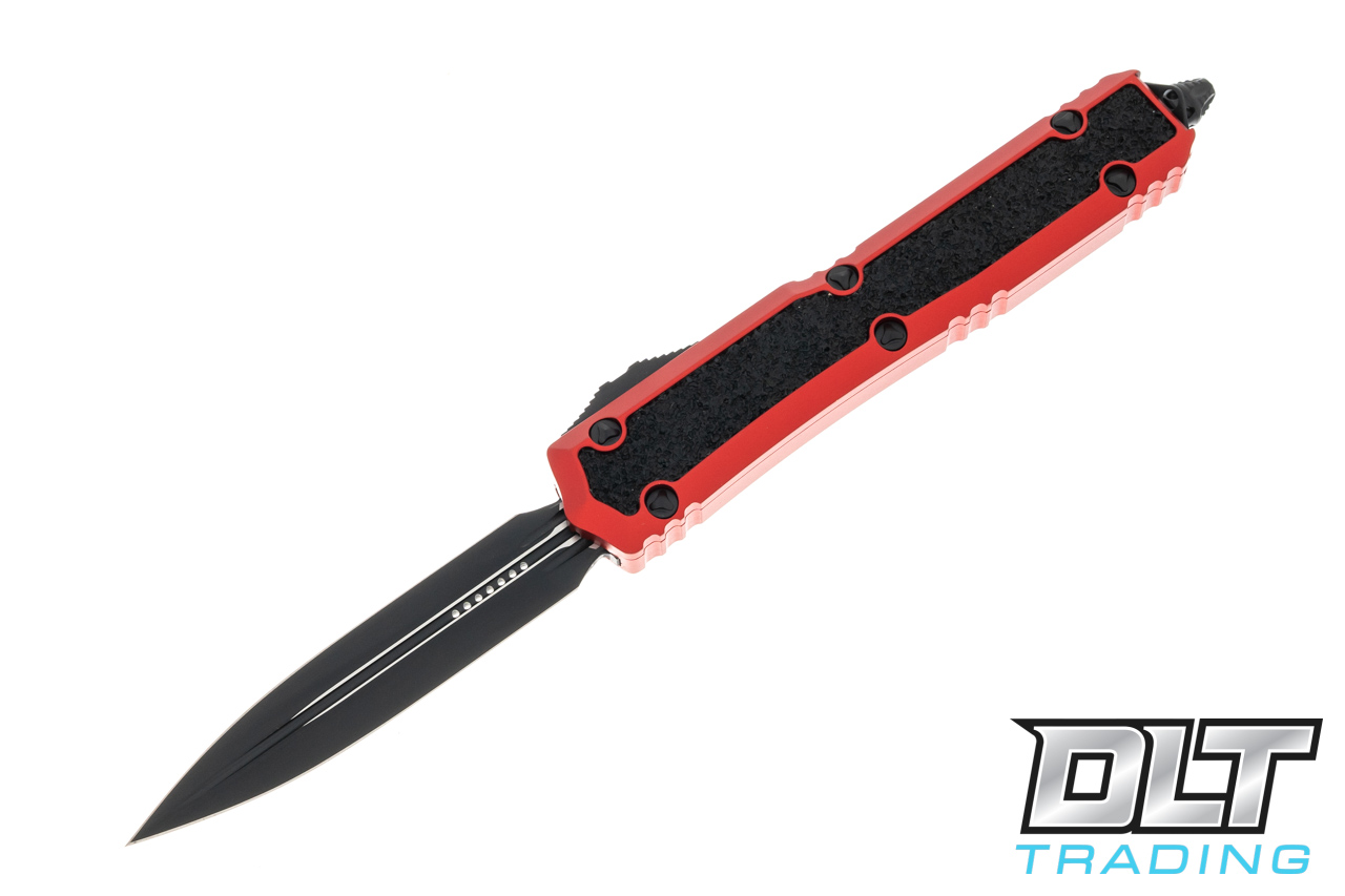 Microtech 206-1RDS Makora D/E - Red Handle - Black Blade
