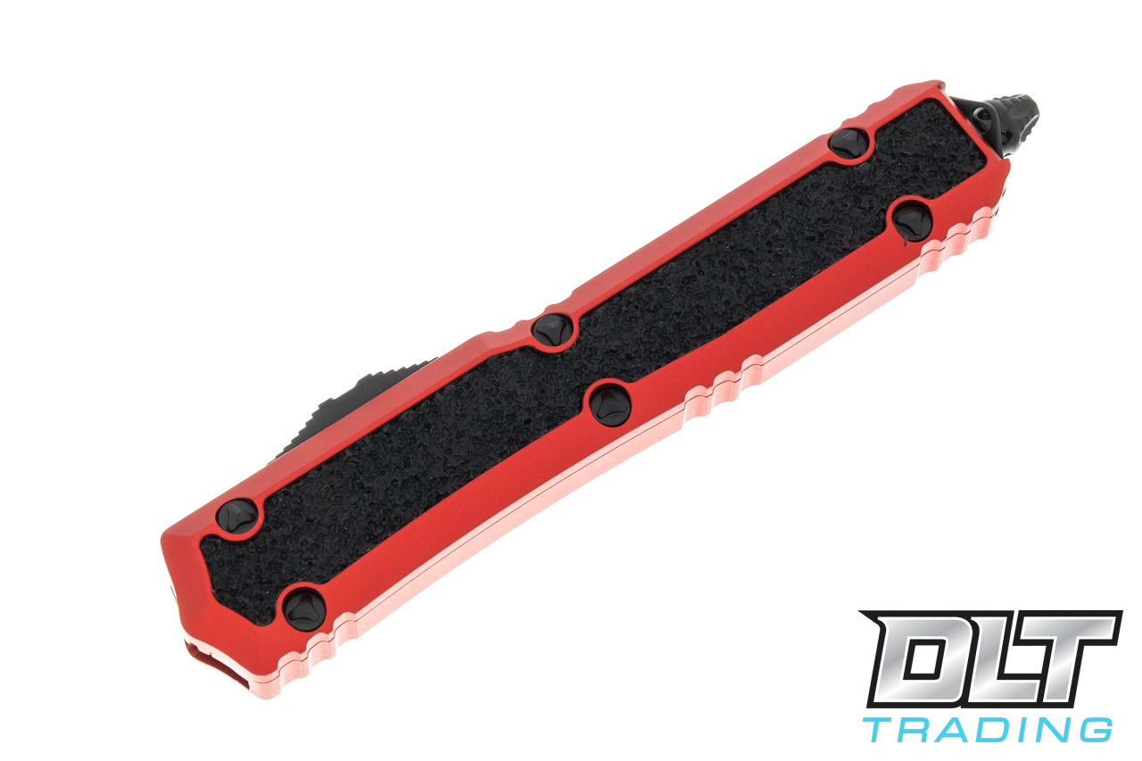 Microtech 206-1RDS Makora D/E - Red Handle - Black Blade
