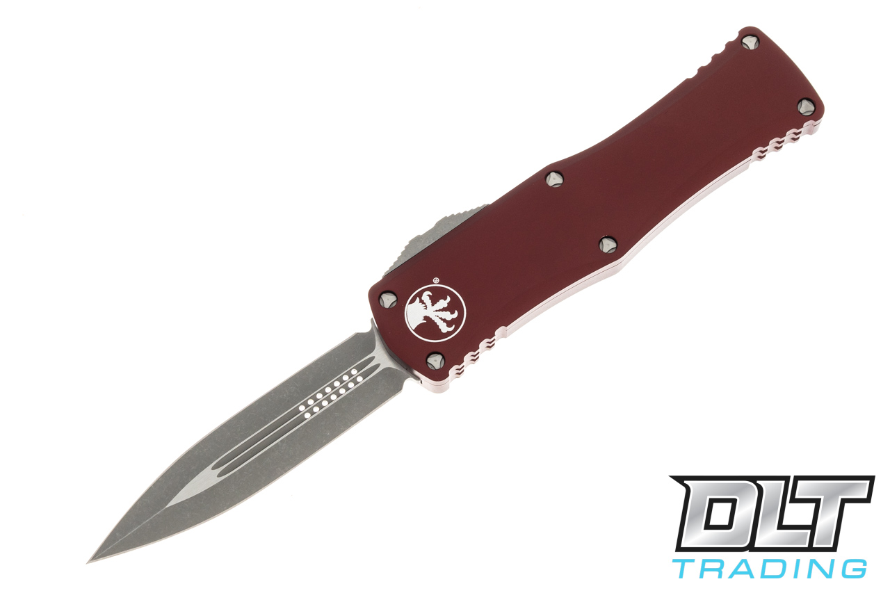 Microtech 702-10APMR Hera D/E - Merlot Red Handle - Apocalyptic