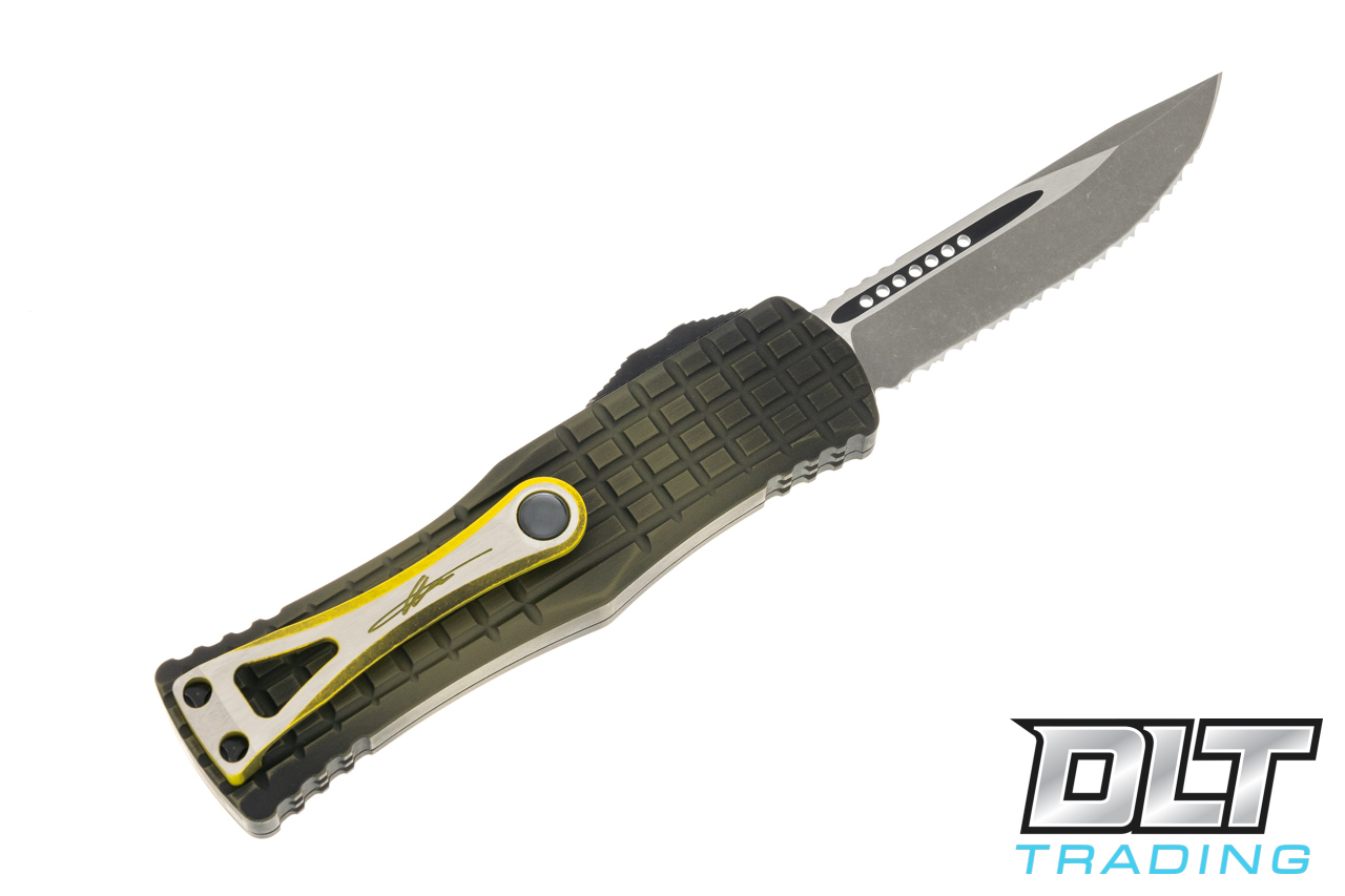 Microtech 703-12APFRGS Hera S/E - Green Frag Handle Handle
