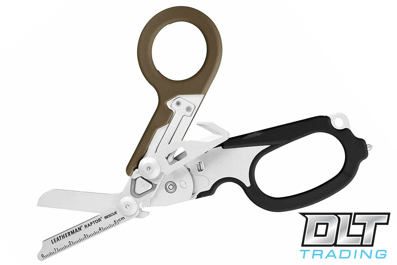 Leatherman Raptor Rescue - Coyote & Black - Molle - DLT Trading