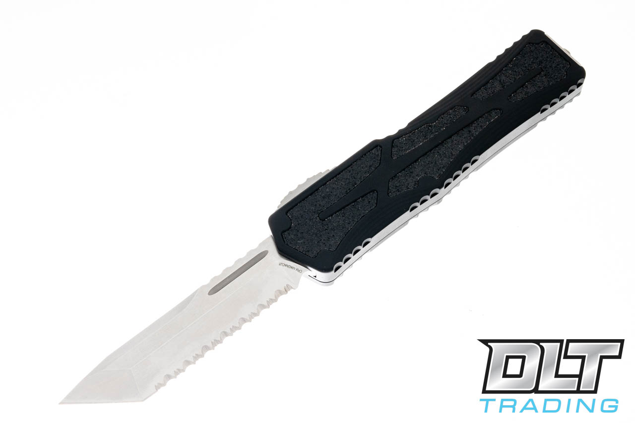 Heretic Colossus T/E Stonewash MagnaCut Fully Serrated - Black