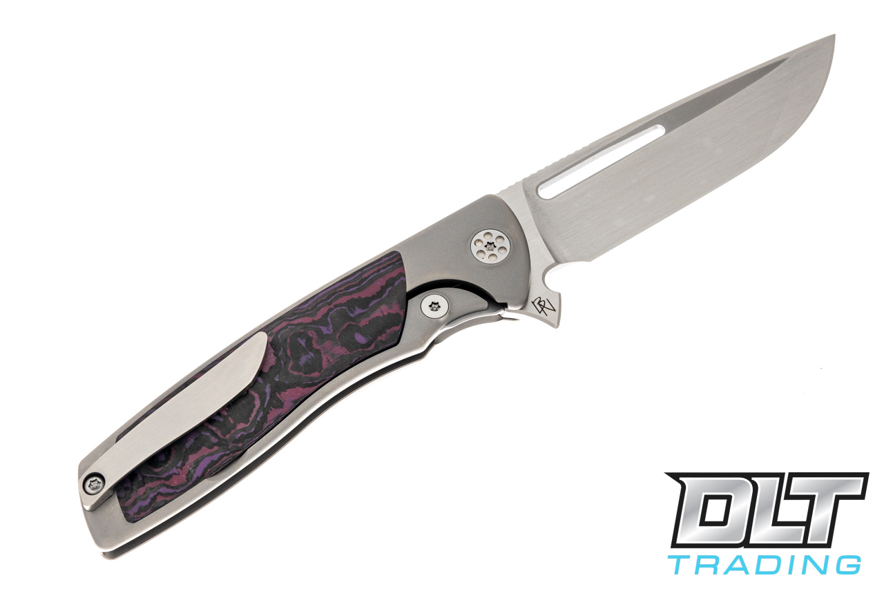 Sharp By Design Mini Evo Drop Point - Purple Haze Fat Carbon