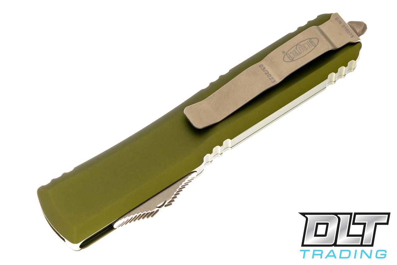 Microtech Ultratech S/E - OD Green Handle - Bronze Blade