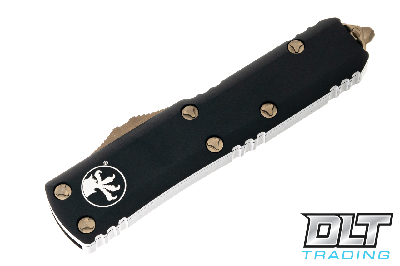 Microtech UTX-85 S/E - Black Handle - Bronze Blade