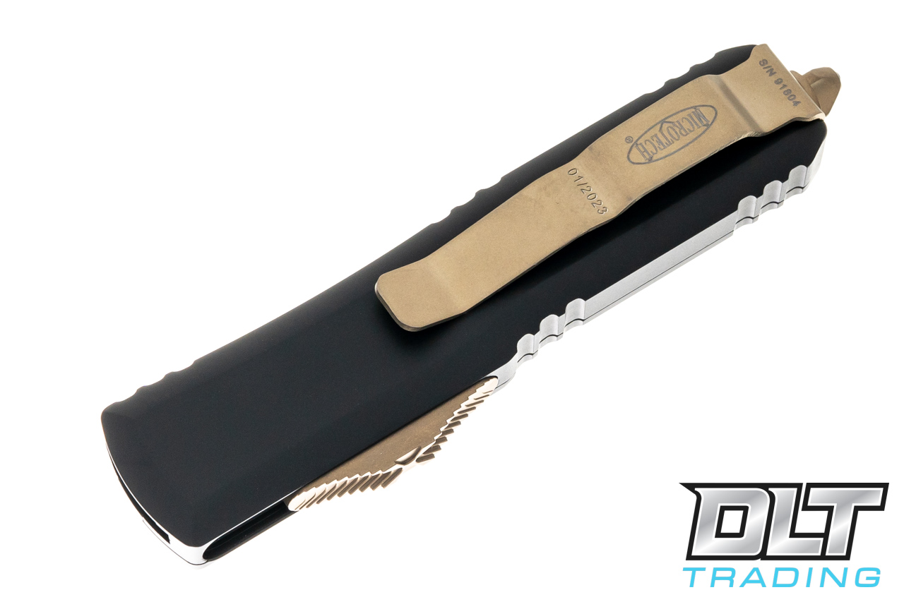 Microtech UTX-85 S/E - Black Handle - Bronze Blade