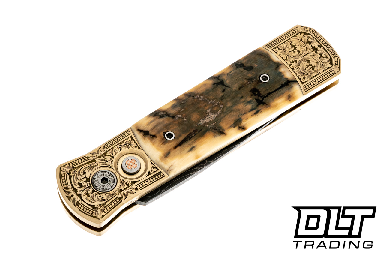 Pro-Tech Godson Ultimate Custom - Bronze Handle - Custom Engraved