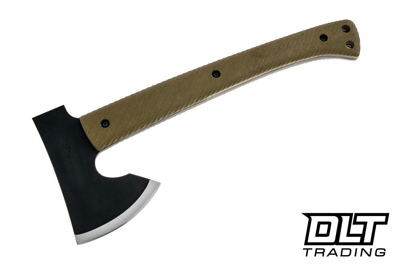 Battle Horse Trail Hawk - Green Canvas Micarta - Kydex - DLT Trading