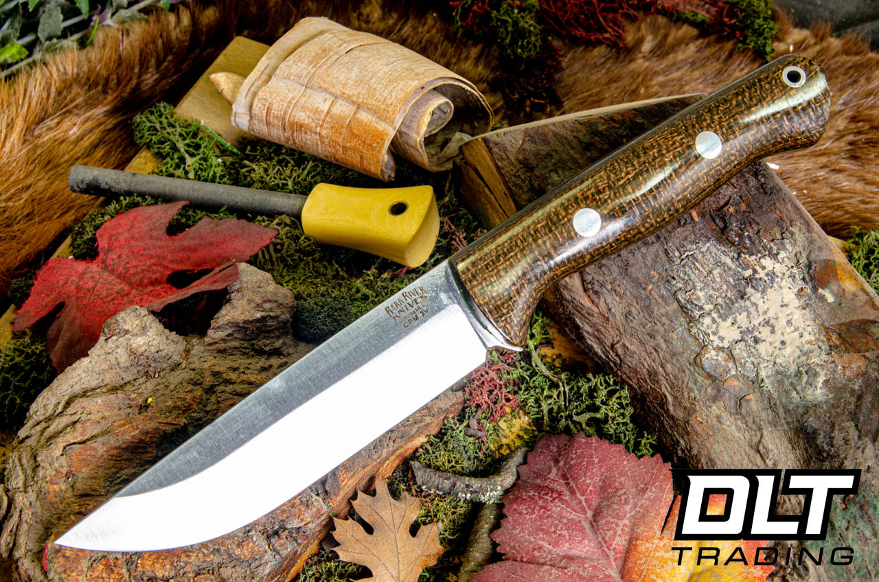 Bark River Bravo 1.25 LT 3V OD Green Burlap - Lime Green Liners