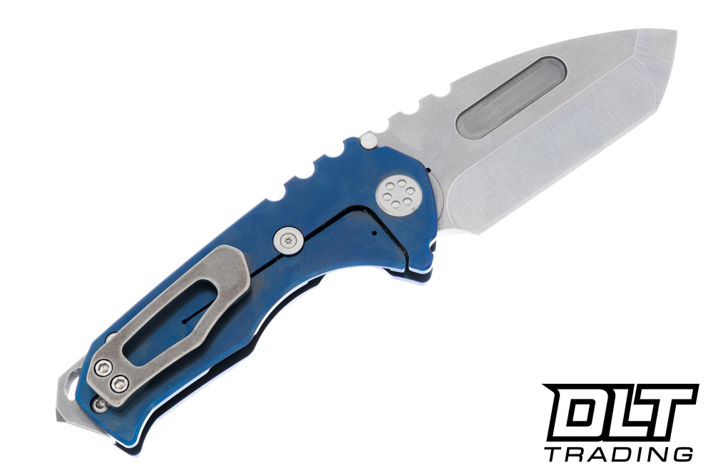 Medford Praetorian Genesis T Tanto - Tumbled S90V - Blue Titanium