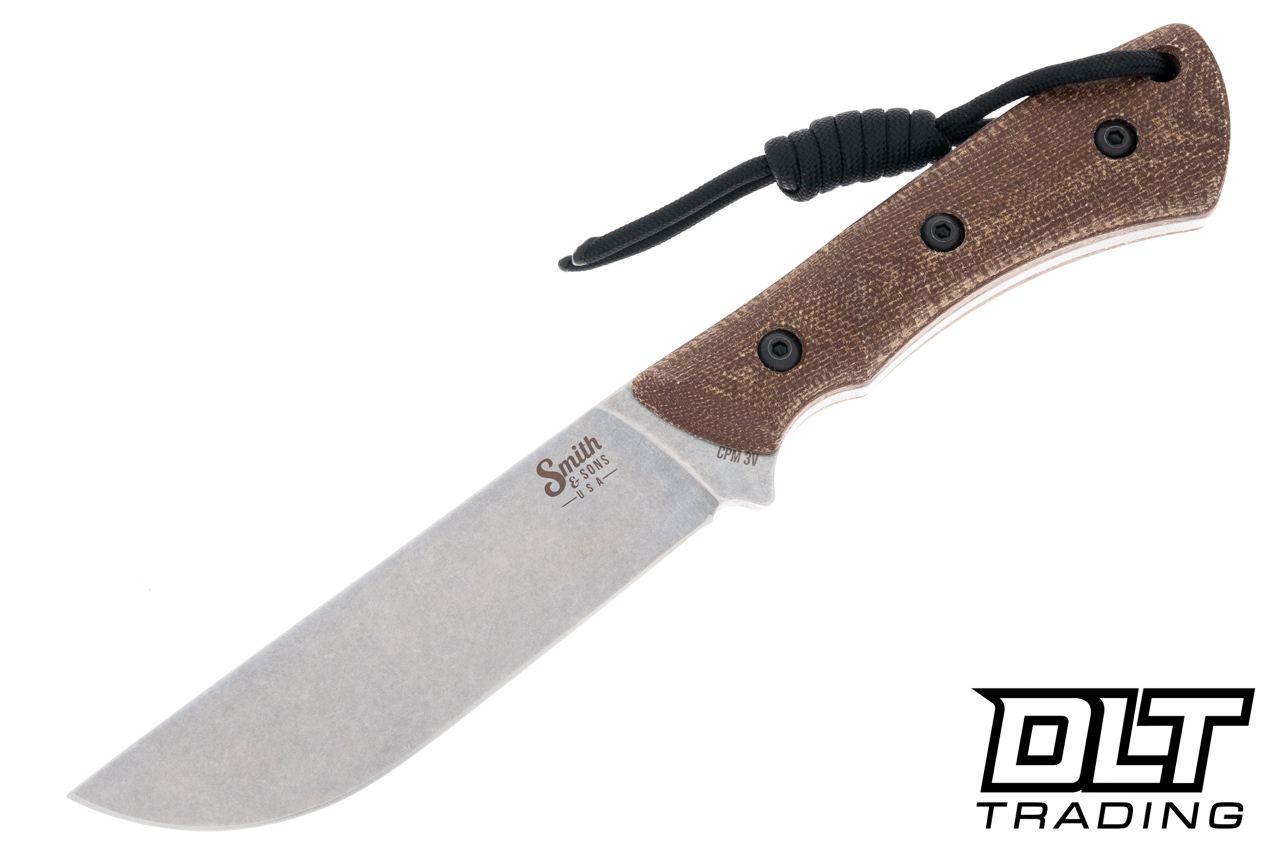 Smith & Sons Delta 3V - Natural Canvas Micarta - DLT Trading